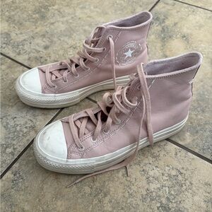 Converse Women's Pink High-Top Sneakers